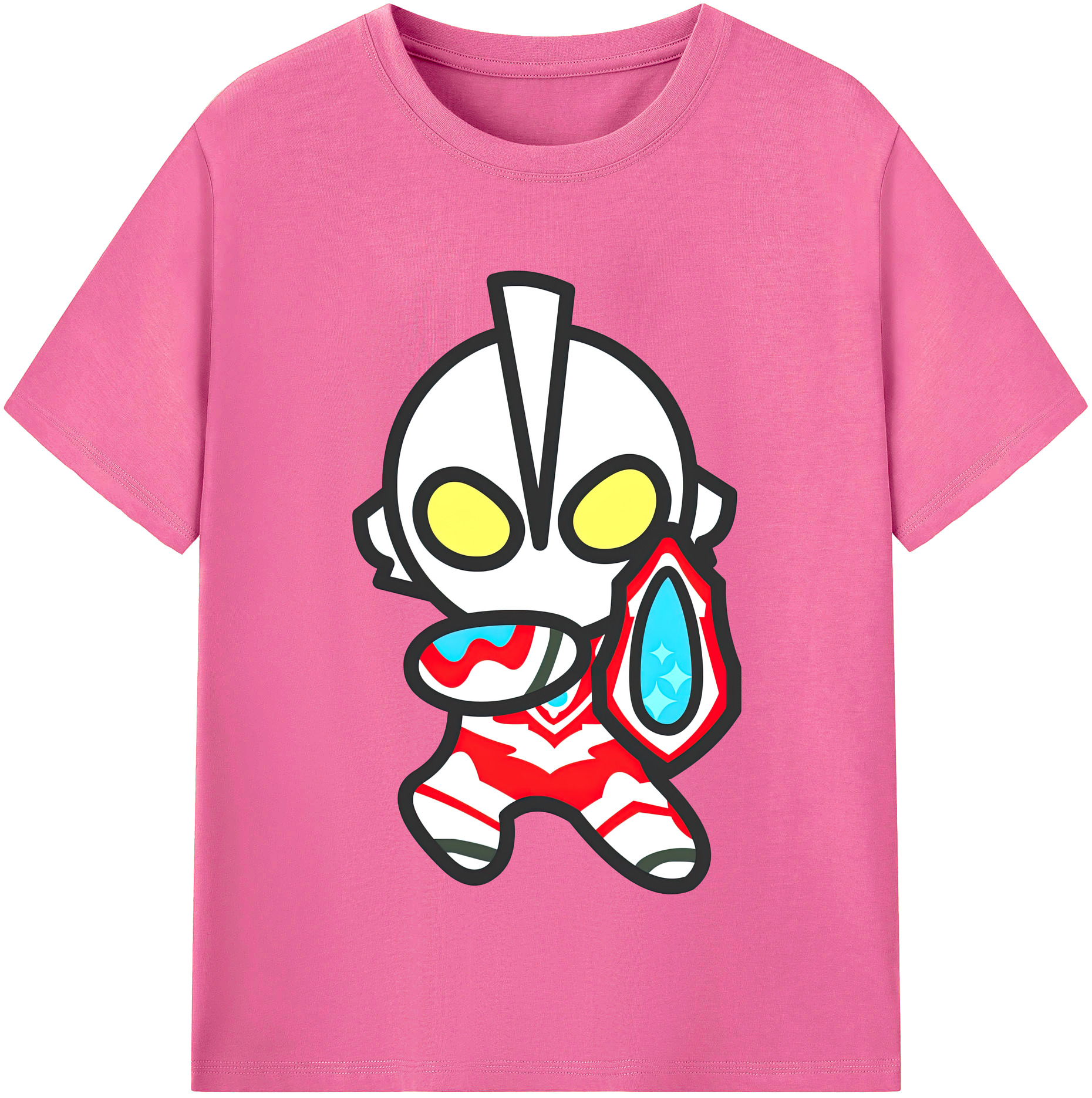 （画像用） ウルトラマン Ultraman レディースカジュアルプリントTシャツ（綿100％）